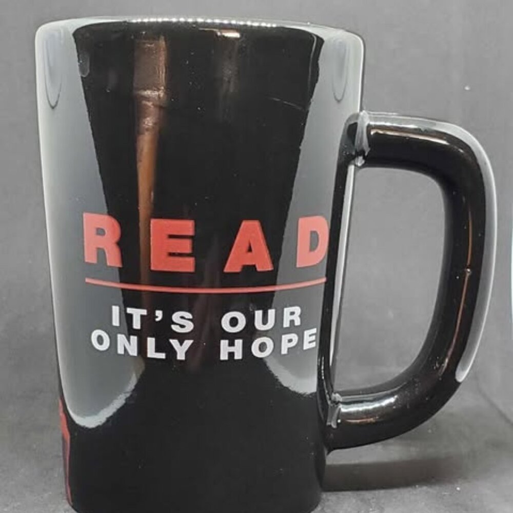 Star Wars Princess Leia "Read, It's Our Only Hope" mug